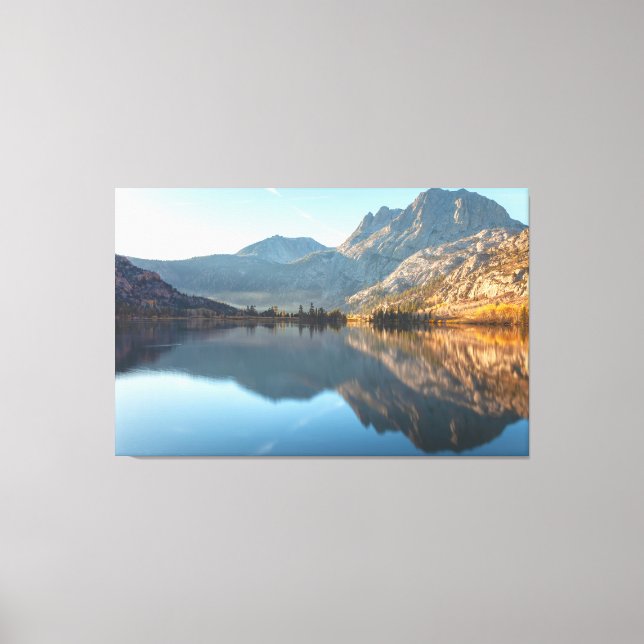 Silver Lake Morning Canvas Print (Front)