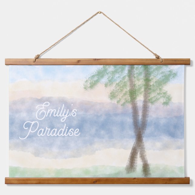 Silver Lake Your Paradise Custom Hanging Tapestry (Front)