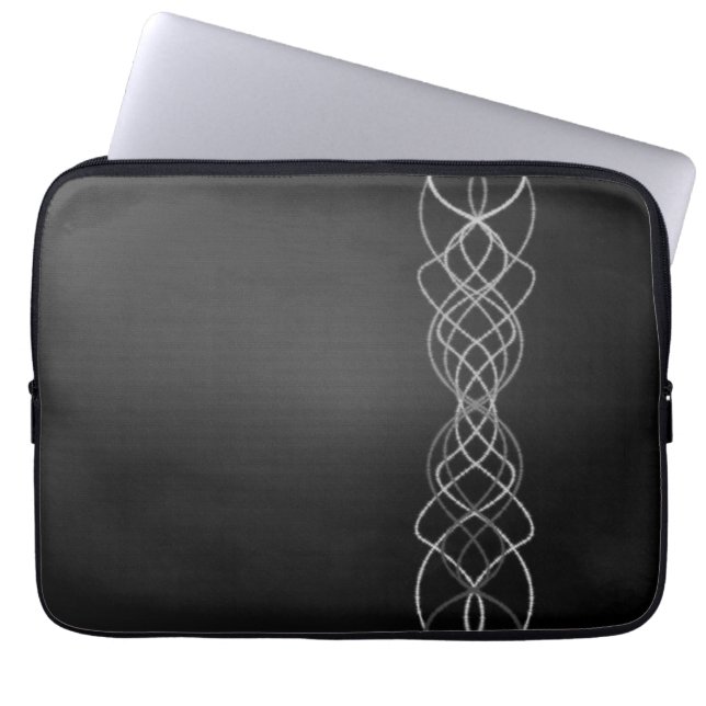 Silver Laptop Sleeve (Front)