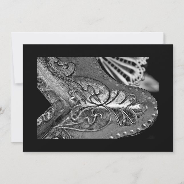 Silver Leaf Invitation (Front)