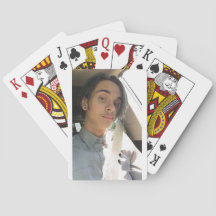 silver light angel playing cards