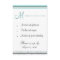Silver Light Blue Wedding RSVP Response Cards