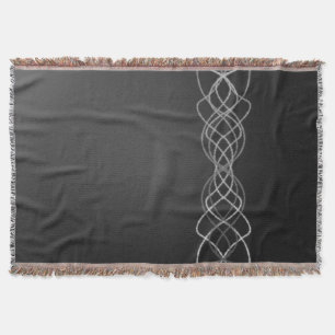 Silver Lights Throw Blanket
