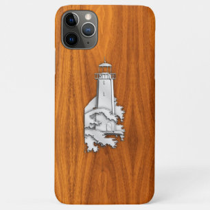 Silver Like Lighthouse on Teak Wood Decor iPhone 11 Pro Max Case