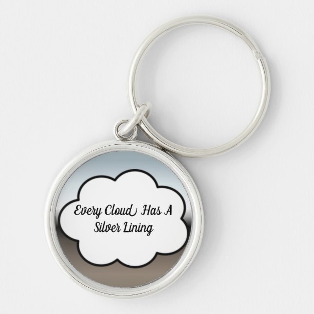 Silver Lining Keychain (Front)