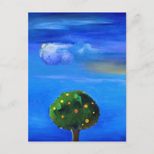 Silver Lining over the Orange Tree 2012 Postcard (Front)