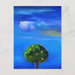 Silver Lining over the Orange Tree 2012 Postcard