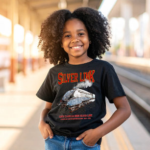 Silver Link - LNER Class A4 2509 Steam Train Loco T-Shirt