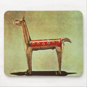 Silver Llama Figurine, from Peru, after 1438 Mouse Mat