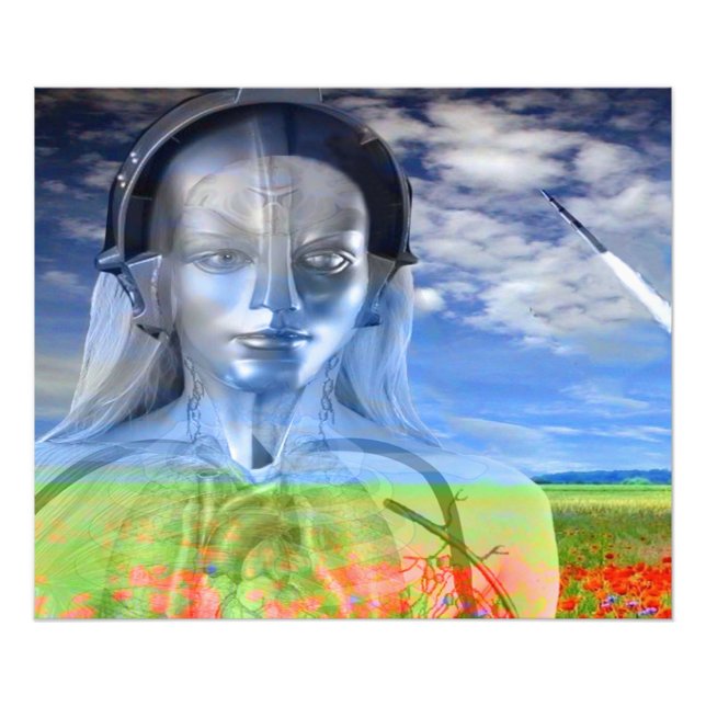 Silver Machine Photo Print (Front)