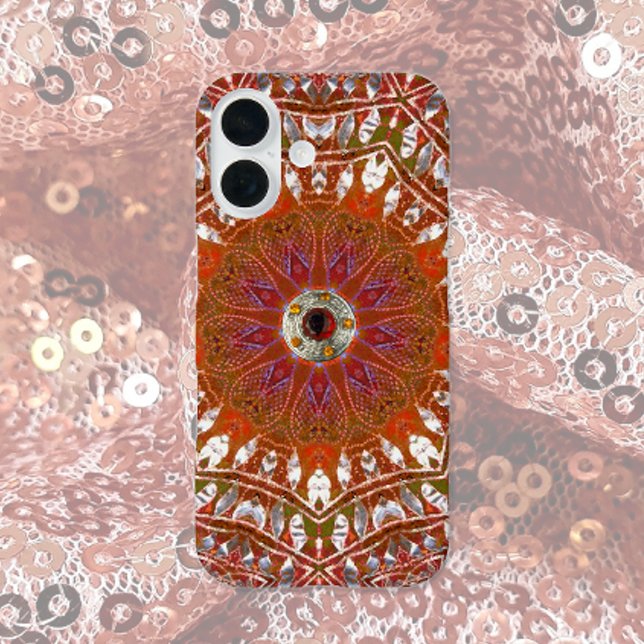 Silver Mandala Case-Mate iPhone Case (Creator Uploaded)