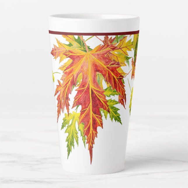 Silver Maple on a Large Latte Mug (Front)