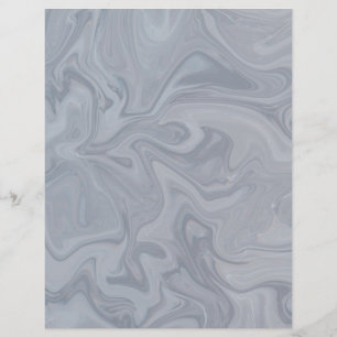 Silver Marble Watercolor 8.5" X 11" Paper