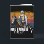 Silver Mask King Baldwin Iv Golden Mask Medieval A Card<br><div class="desc">Silver Mask King Baldwin Iv Golden Mask Medieval Art</div>
