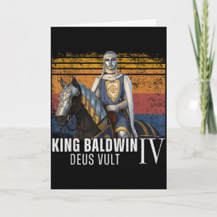 Silver Mask King Baldwin Iv Golden Mask Medieval A Card