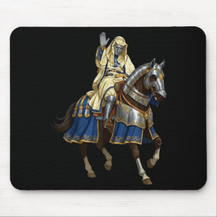 Silver Mask King Baldwin Iv Golden Mask Medieval A Mouse Mat