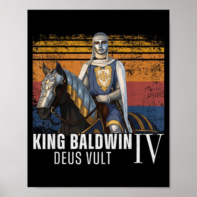 Silver Mask King Baldwin Iv Golden Mask Medieval A Poster (Front)