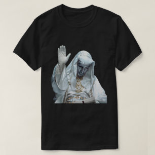 Silver Mask King Baldwin Meme   Crusader Vibes T-Shirt