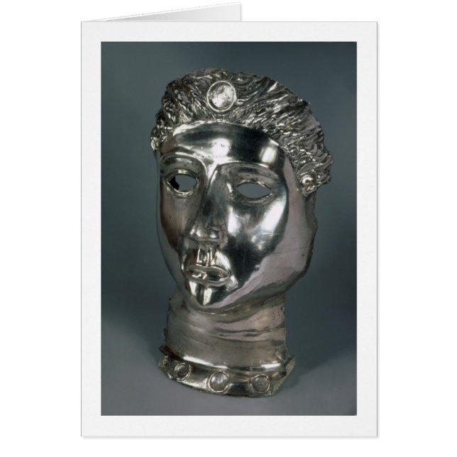 Silver mask, Roman, 1st half of 3rd century AD (si (Front)