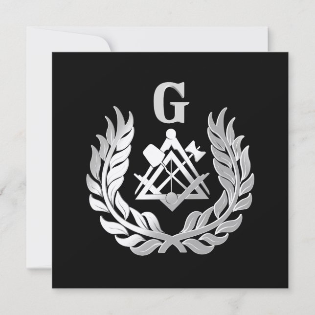 Silver masonry symbol (Front)