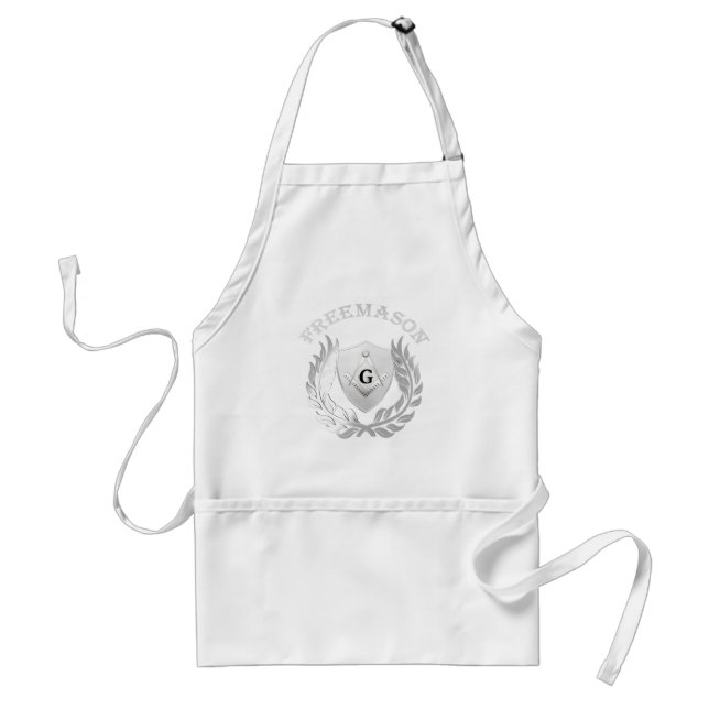Silver masonry symbol standard apron (Front)