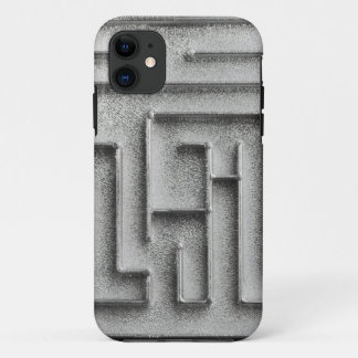 Silver maze iPhone 11 case