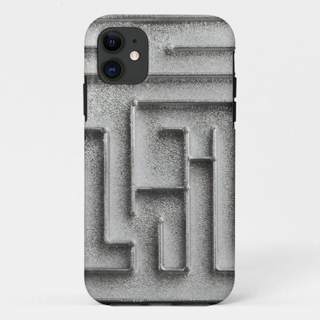 Silver maze Case-Mate iPhone case (Back)