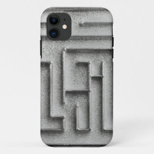 Silver maze iPhone 11 case