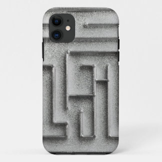 Silver maze iPhone 11 case