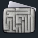 Silver maze laptop sleeve<br><div class="desc">ImageID: 42-25340603 / Pulse / Corbis / Silver maze /</div>