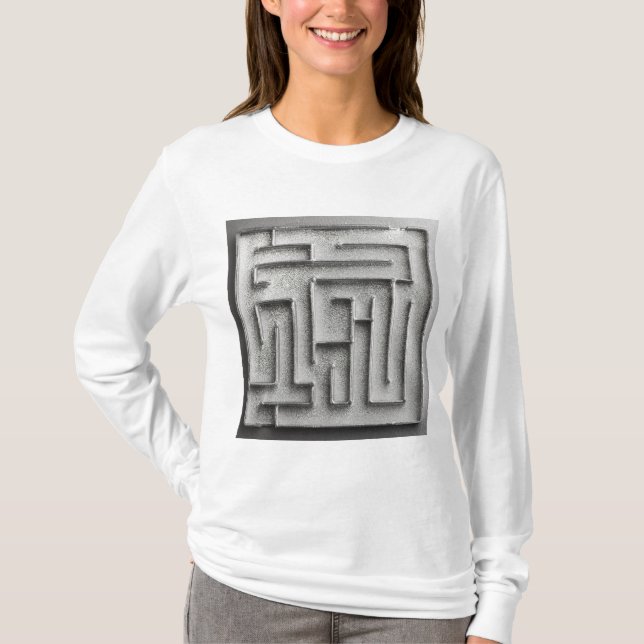 Silver maze T-Shirt (Front)