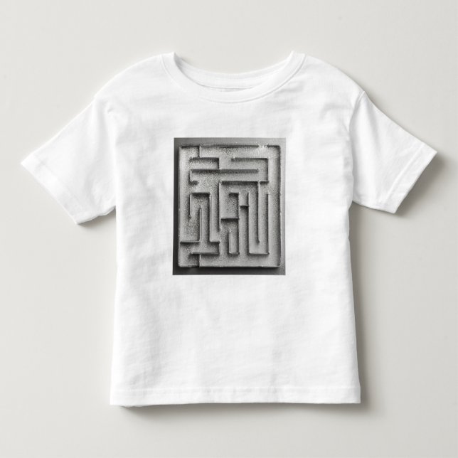 Silver maze toddler T-Shirt (Front)