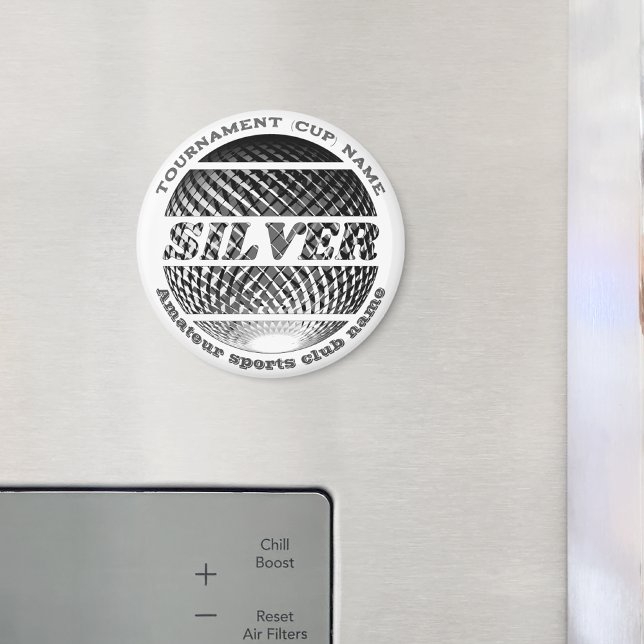 Silver medal, 2nd place winner  magnet (Creator Uploaded)