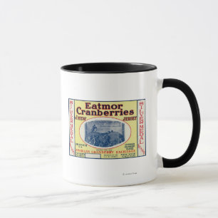Silver Medal Eatmor Cranberries Brand Label Mug