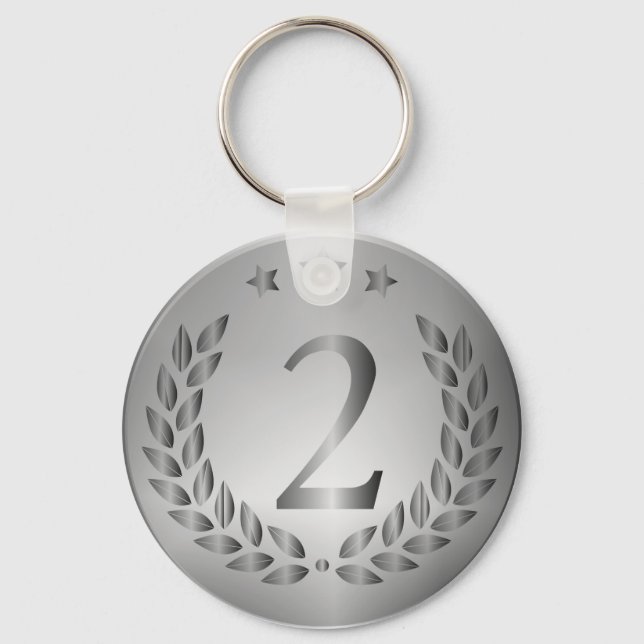 Silver medal key ring (Front)