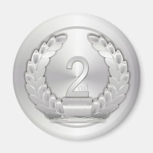 Silver Medal Magnet