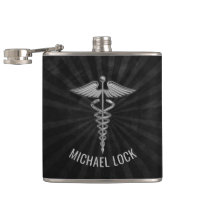 Silver Medical Symbol Personalised Nurses Doctors