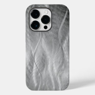 Silver Metal Abstract  Case-Mate iPhone 14 Pro Case
