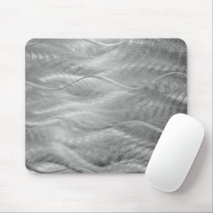 Silver Metal Abstract Mouse Mat