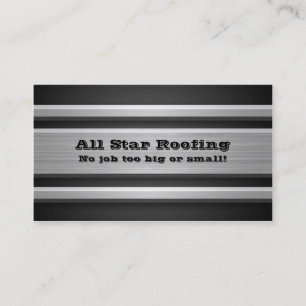 Silver Metal Business Card Template Generic