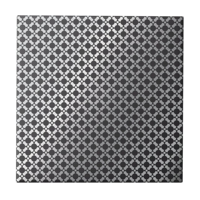 Silver Metal Grill Tile (Front)