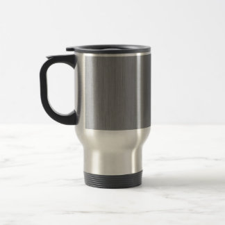 Silver Metal Look Travel Mug