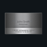 Silver Metal Meteorological Business Card<br><div class="desc">Silver Metal Meteorological Business Card.</div>