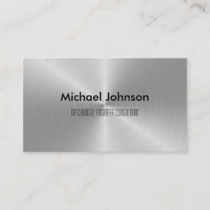 Silver Metal Shine - Business Card