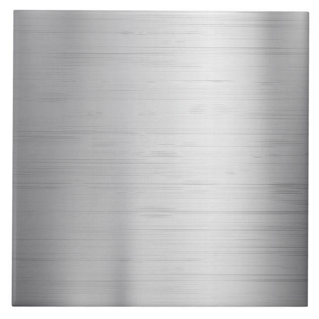 Silver metal texture tile (Front)