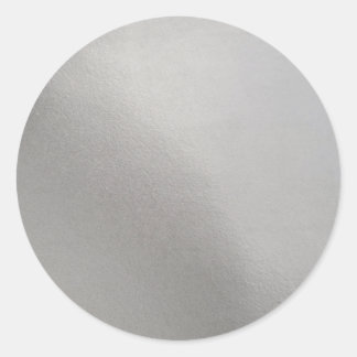 silver metallic backdrop background sparkle classic round sticker