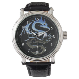 Silver Metallic Dragon Watch