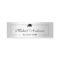 Silver Metallic Look Graduation Name Card Namecard