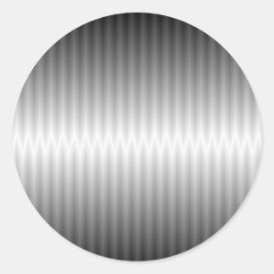 Silver metallic Stripe Pattern Sticker