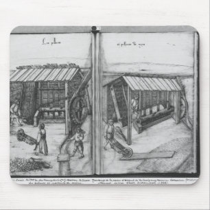Silver mine of La Croix-aux-Mines, Lorraine Mouse Mat